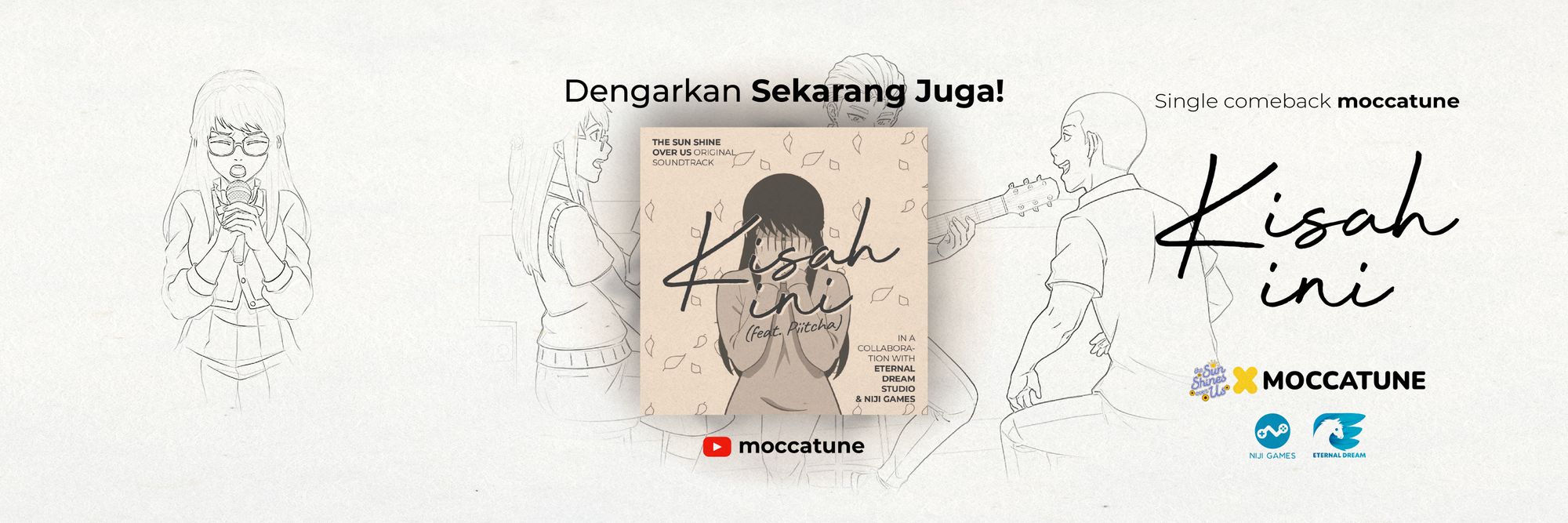 Moccatune Berkolaborasi dengan Studio Eternal Dream dan Niji Games Merilis Lagu Berjudul “Kisah Ini” untuk meningkatkan Mental Health Awareness