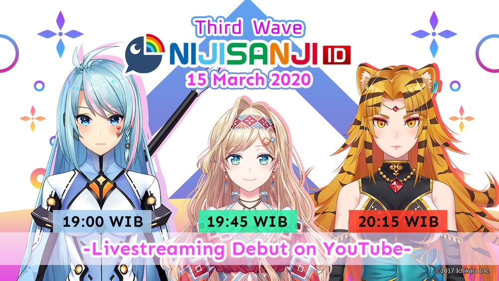 Virtual Liver Baru NIJISANJI ID Akan Debut 15 Maret!