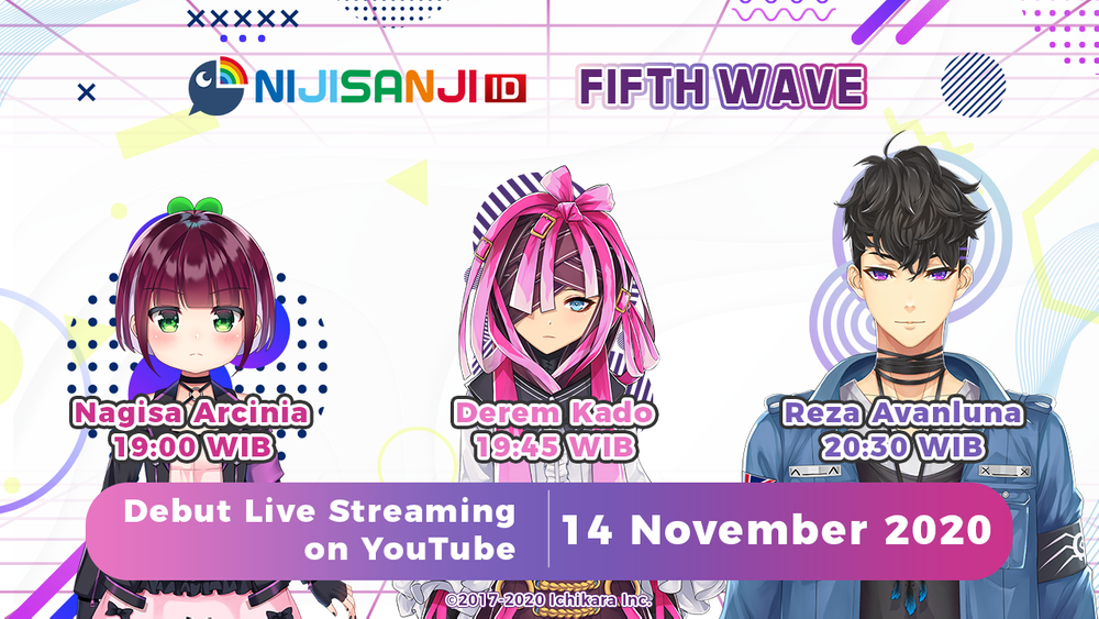 Virtual Liver Baru NIJISANJI ID Akan Debut pada 14 November!