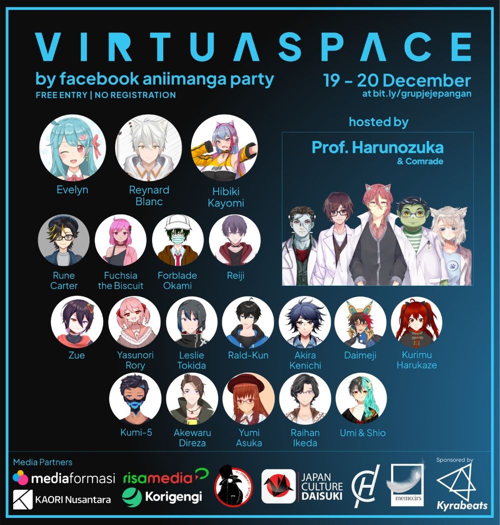 Virtuaspace Siap Menghibur Penikmat Jejepangan!!
