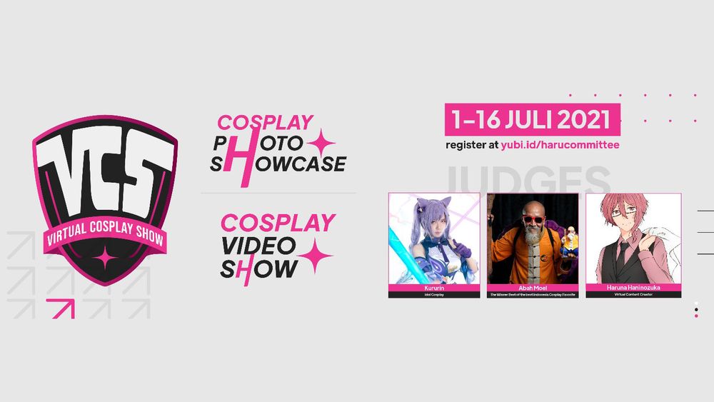 Prof. Harunozuka & Comrade Menggelar Event Cosplay Online Perdananya, Virtual Cosplay Show