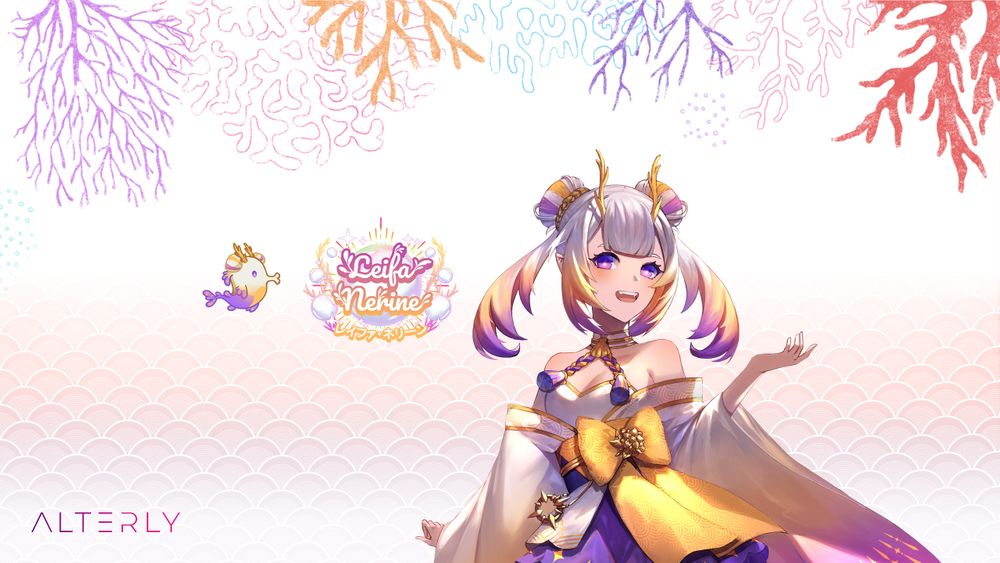 Leifa Nerine, Virtual Youtuber Dewi Laut dari Alterly akan Debut pada 2 September 2021