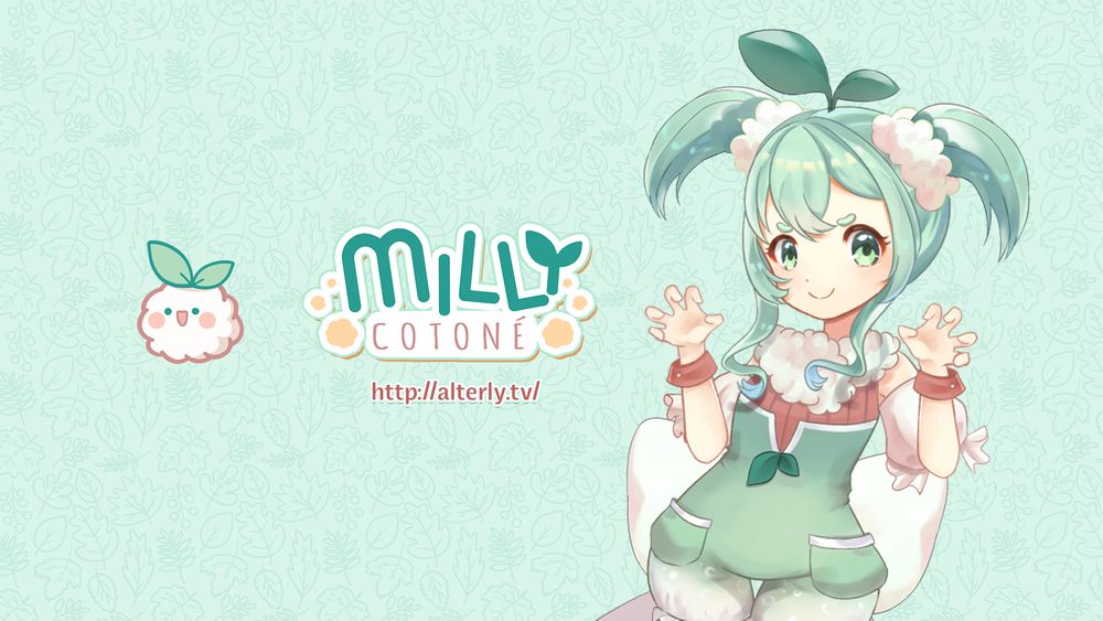 Milly Cotone, Virtual Youtuber Baru dari ALTERLY akan Debut di 27 Agustus 2021