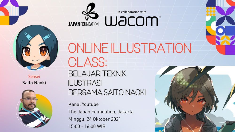 Online Illustration Class: Belajar Teknik Ilustrasi bersama SAITO Naoki