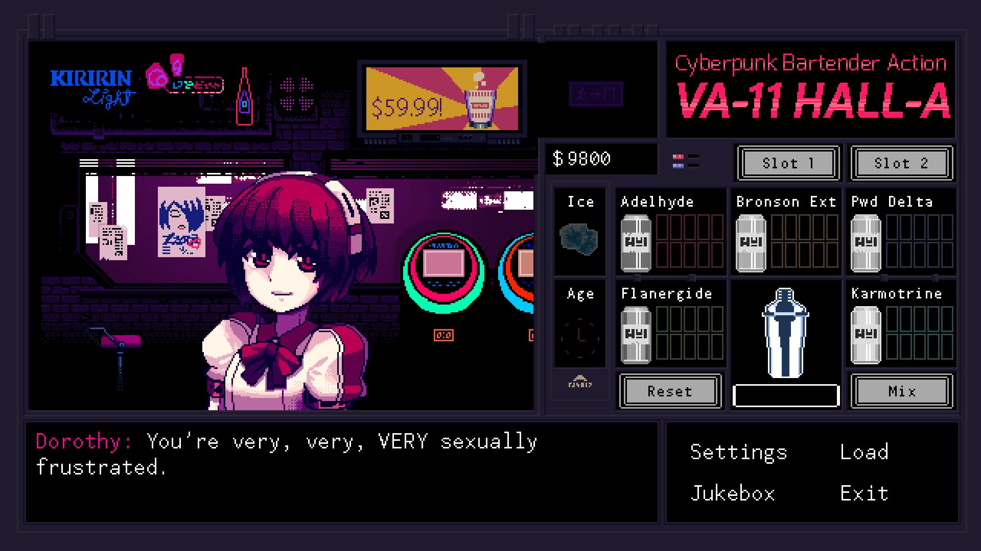 Va-11 Hall-A, Tahun Baru, Mengubah Keadaan, dan Bertahan Hidup