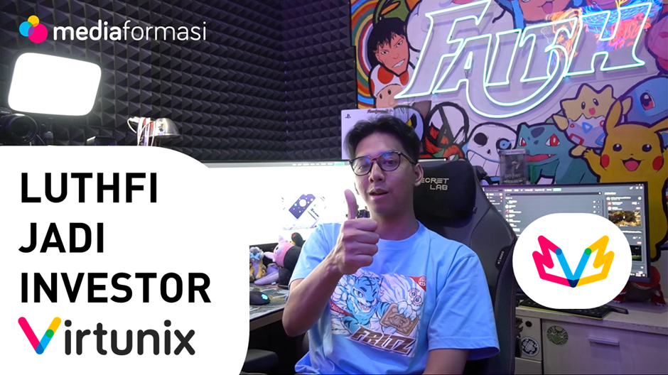 Luthfi Halimawan dan Komunitas Virtual YouTuber Virtunix Jalin Kerjasama Baru sebagai Investor