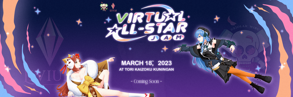 Ingin Nyanyi Bareng Vtuber? Ayo Datang ke Acara VIRTUAL ALL-STAR JAM!