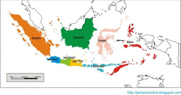 Delapan Provinsi Awal Indonesia