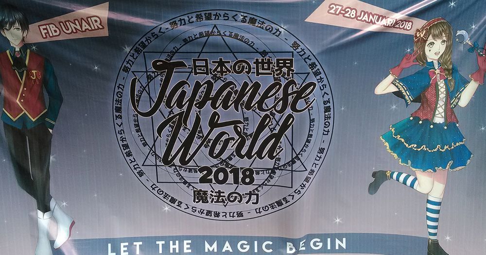 "Kekuatan Magis" di Japanese World Unair 2018