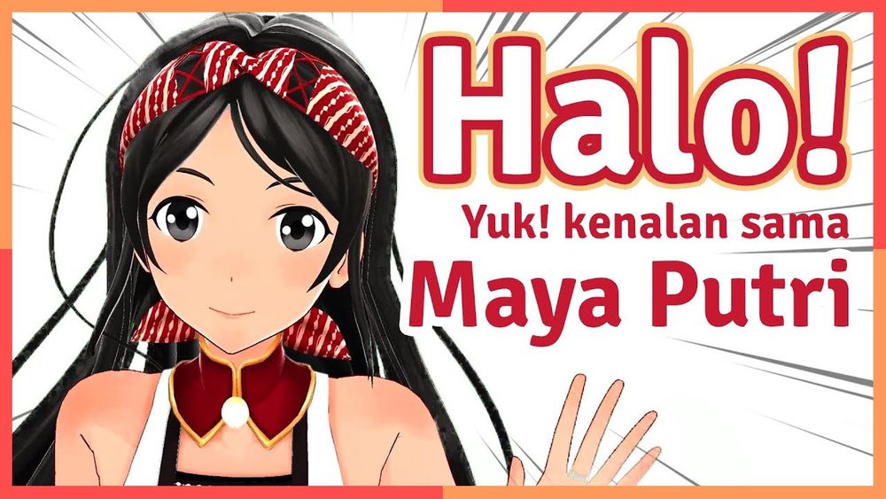 Maya Putri, Virtual Youtuber Asli Indonesia