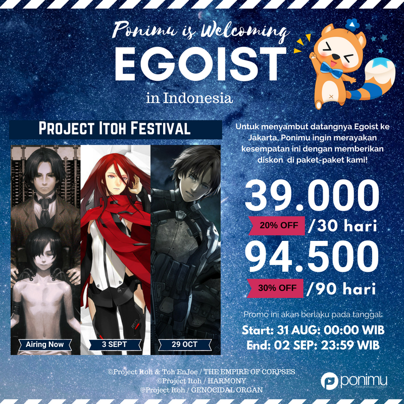 Menyambut Datangnya Egoist ke Jakarta, Ponimu Potong Harga Lewat Egoist Festival!