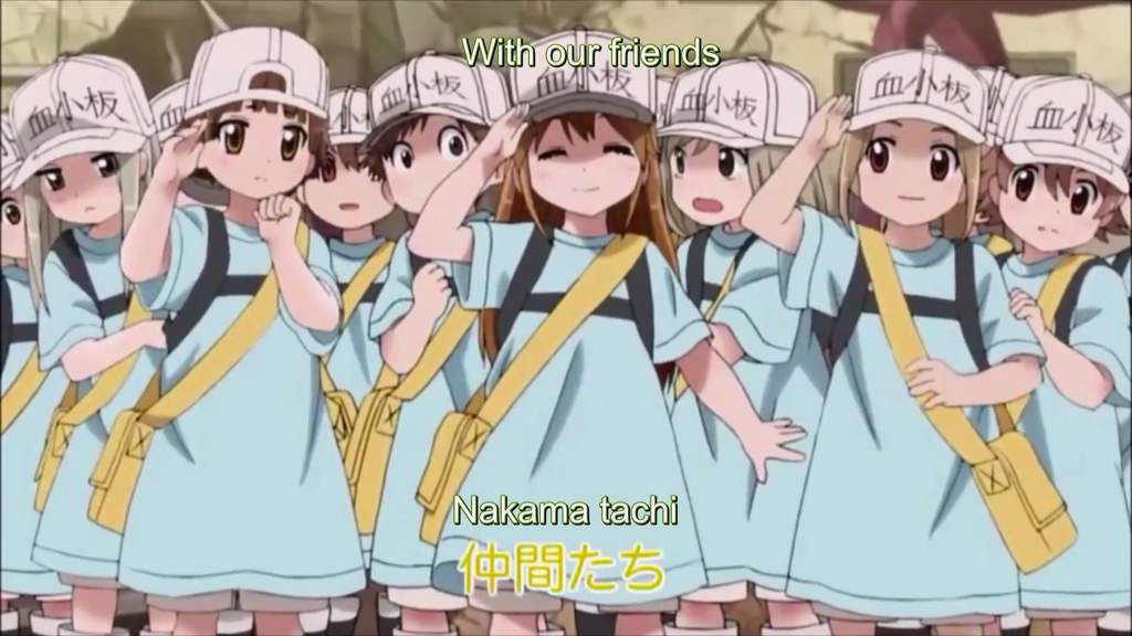 Lihat Lucunya Dik Trombosit dan Bu Makrofag dari Hataraku Saibou Ini Bernyanyi Bersama!