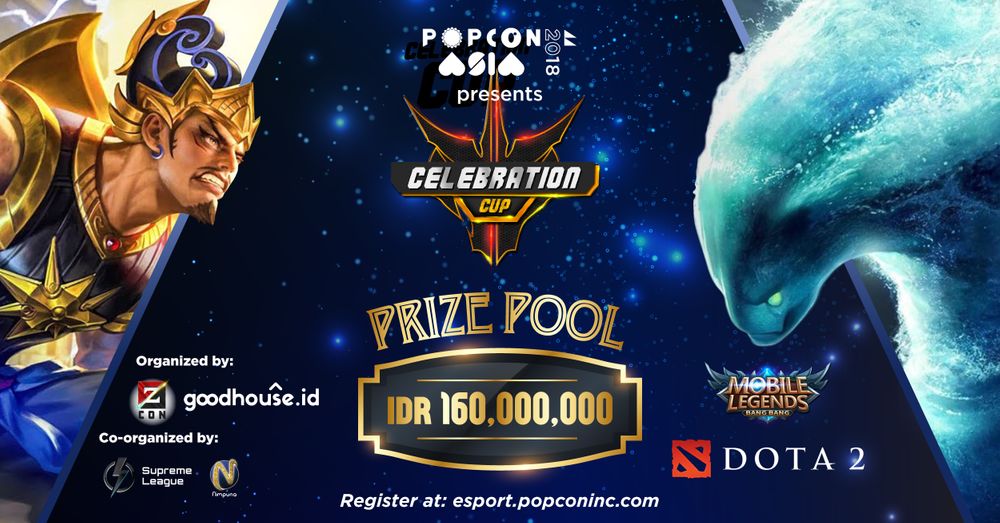 Dukung Pembinaan e-Sports Indonesia, POPCON Asia 2018 Gelar Kompetisi e-Sports AGCON "Celebration Cup"