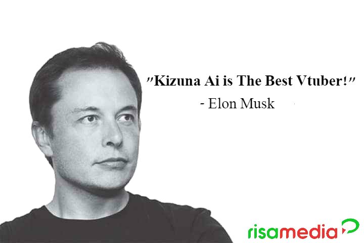 [Vtuber Corner] Masuknya "Elon-Chan" ke Dunia 2D Disambut Kizuna Ai