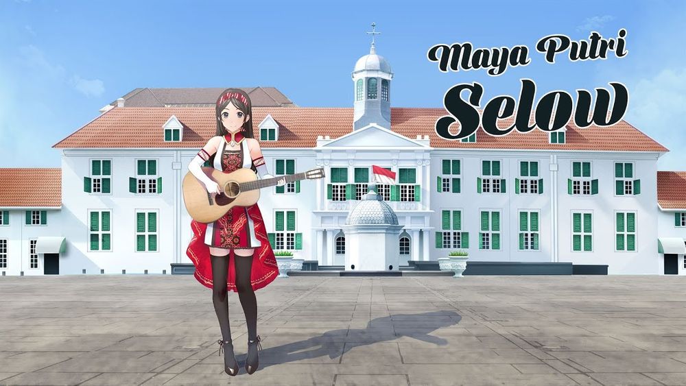 [Vtuber Corner] Maya Putri Cover Lagu Selow Menggunakan Teknologi 360 YouTube!