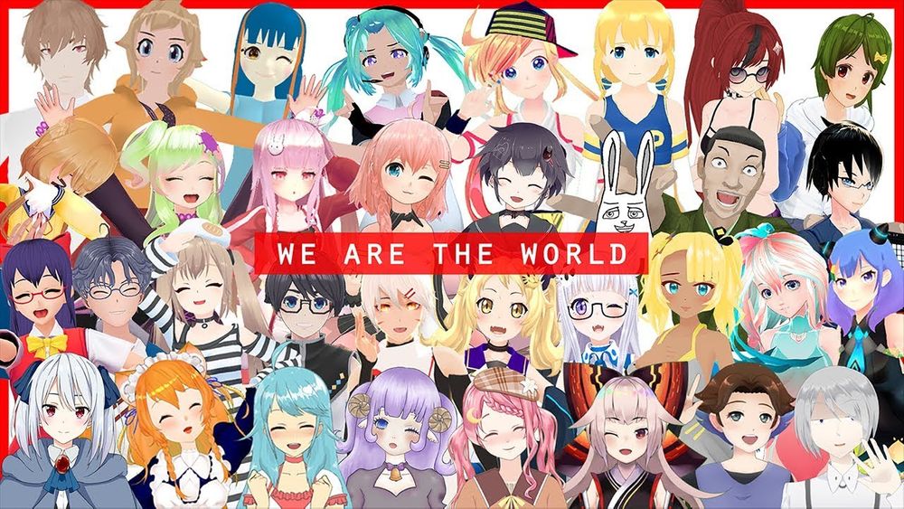 [Vtuber Corner] Vtuber Evelyn Berkolaborasi Massal Dengan Vtuber-Vtuber Luar Negeri Menyanyikan "We Are The World"!