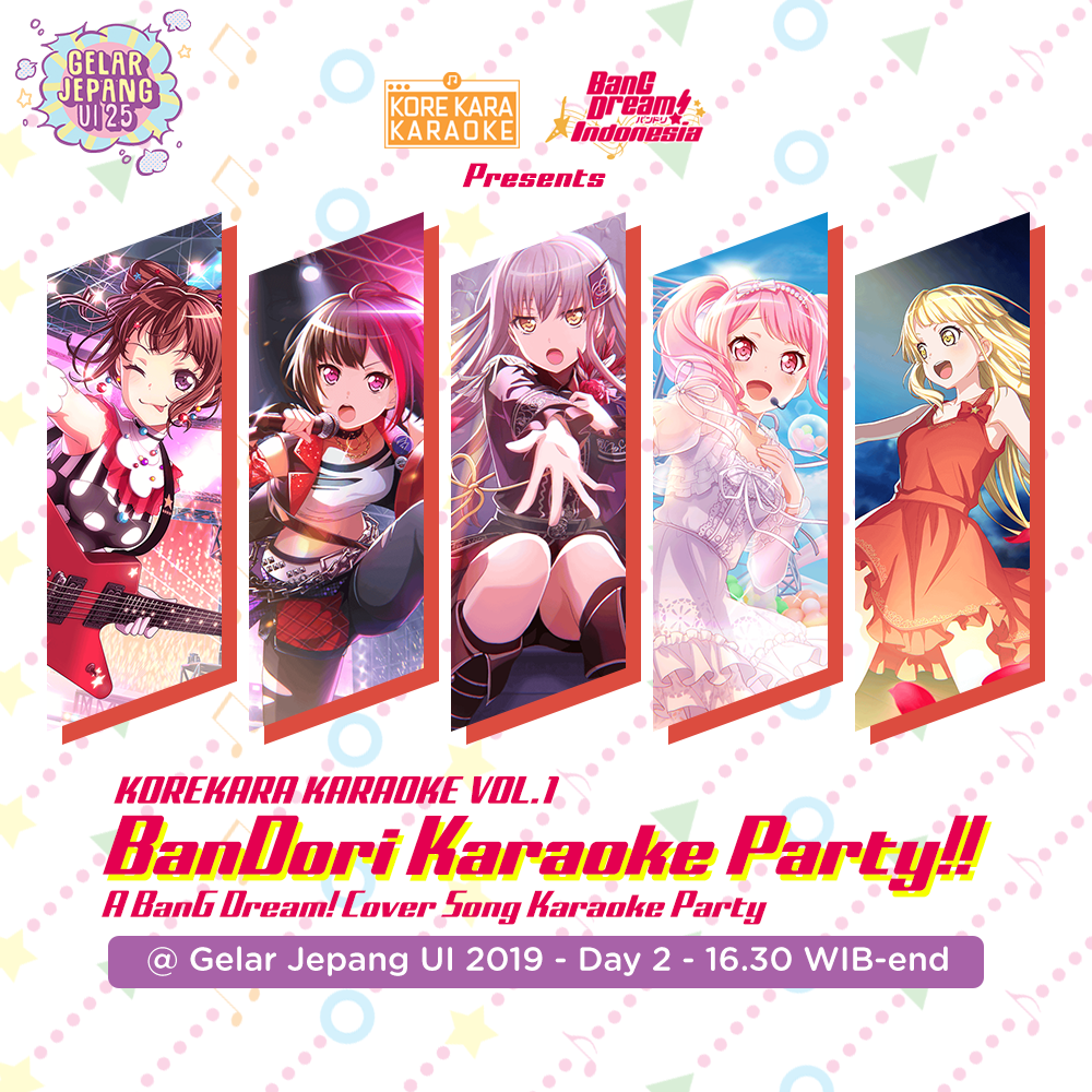 Mari Bernyanyi Bersama Bandori Karaoke Party di GJUI 25!