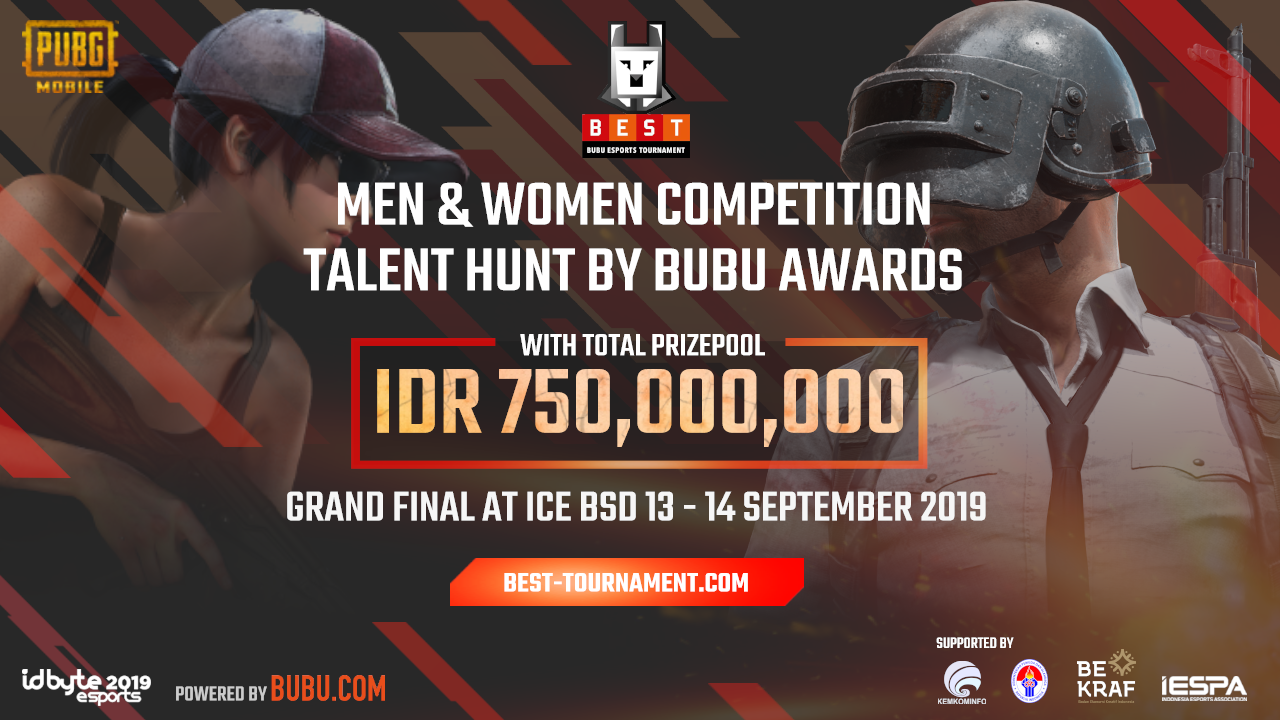 BUBU.COM Gelar IDBYTE Esports 2019, Hadirkan BUBU Esports Tournament Berhadiah Total 750 Juta Rupiah