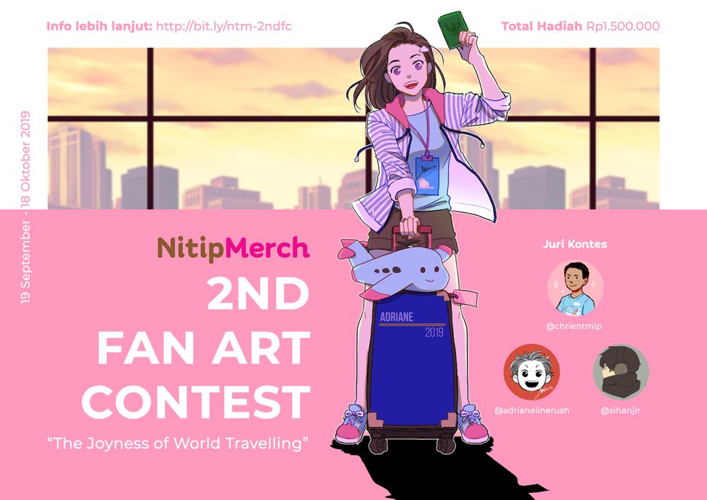 Hari Jadi Ketiga, NitipMerch Adakan Fan Art Contest Lagi