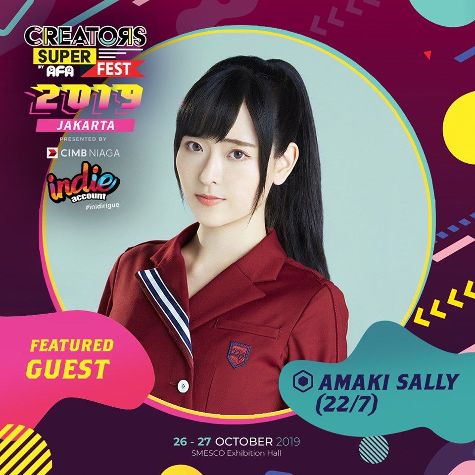 Sally Amaki Bakal Hadir di Creators Super Fest 2019!