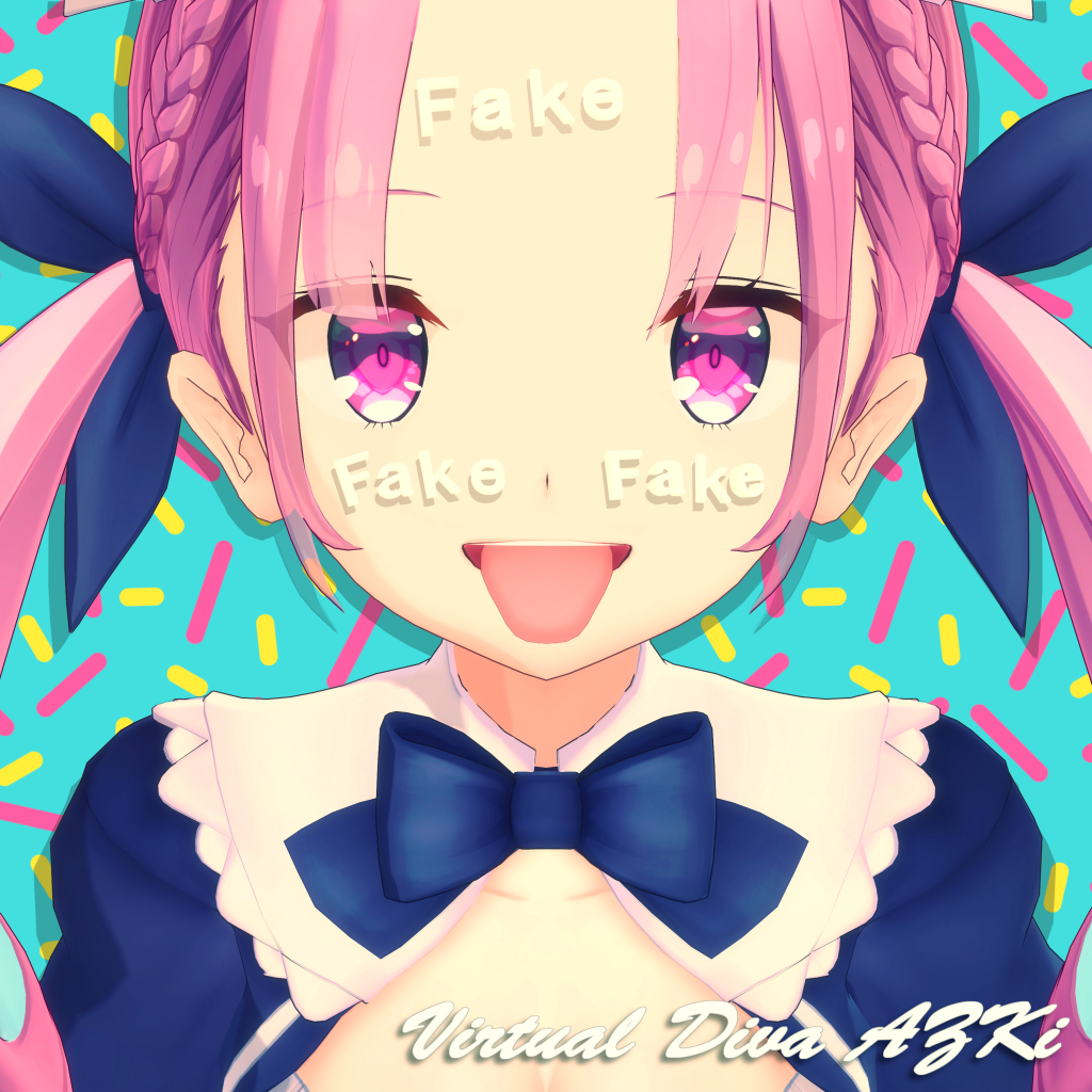 Cover Single AZKi - Fake Fake Fake - Risa media